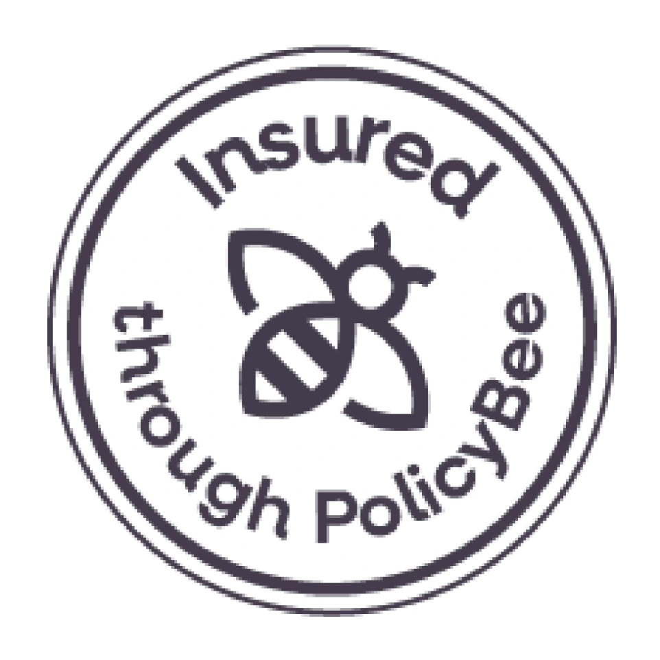 Professional insurance provided through PolicyBee