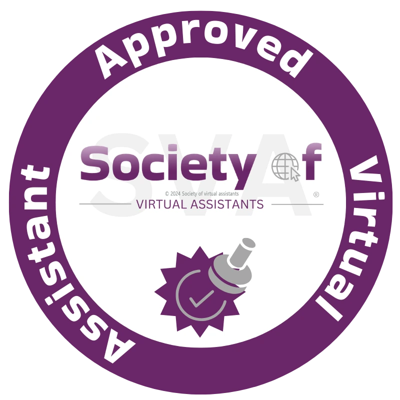 Approved member of the Society of Virtual Assistants